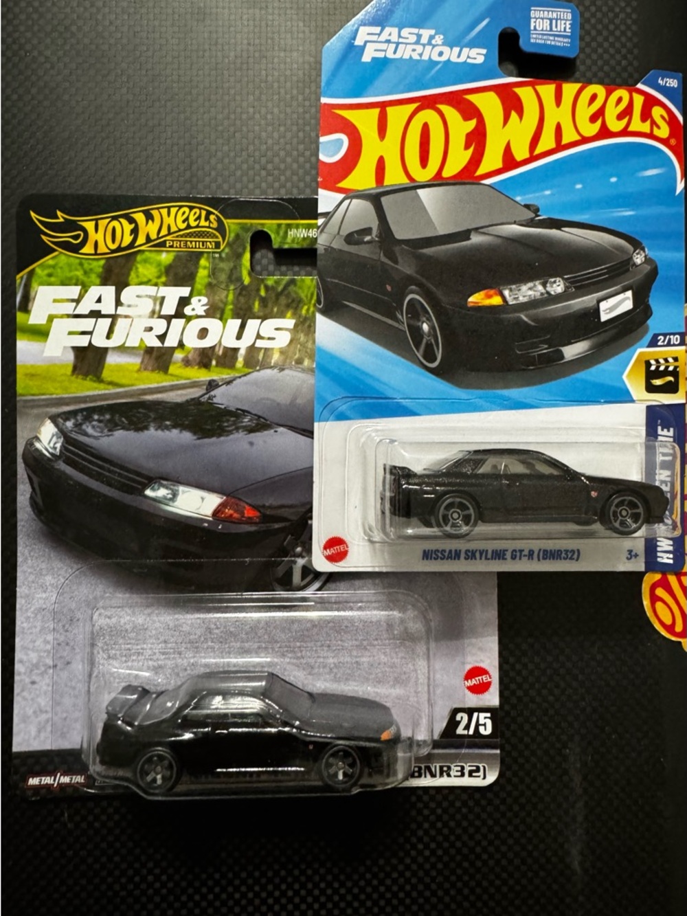 Hot Wheels Nissan Skyline GT-R (BNR32) Black Die-Cast Car